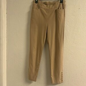 Chicos versatile cotton slim stretch pants